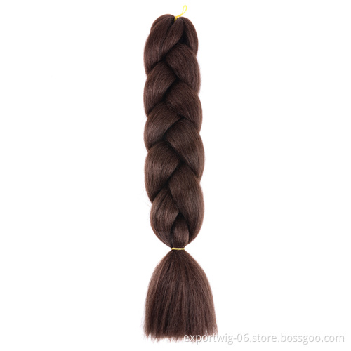 Wholesale Crochet Yaki Jumbo Braid Synthetic Braiding Hair Ez Pre Stretched Expression Braiding Hair Bulk